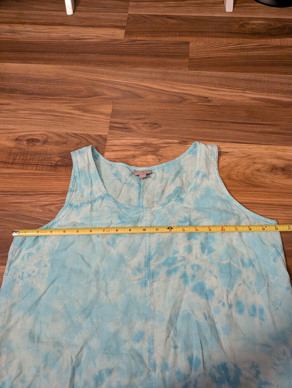 J.Jill Linen Dress Bleach Dyed With Pockets Size M - Picture 8 of 9